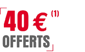 40 € offerts